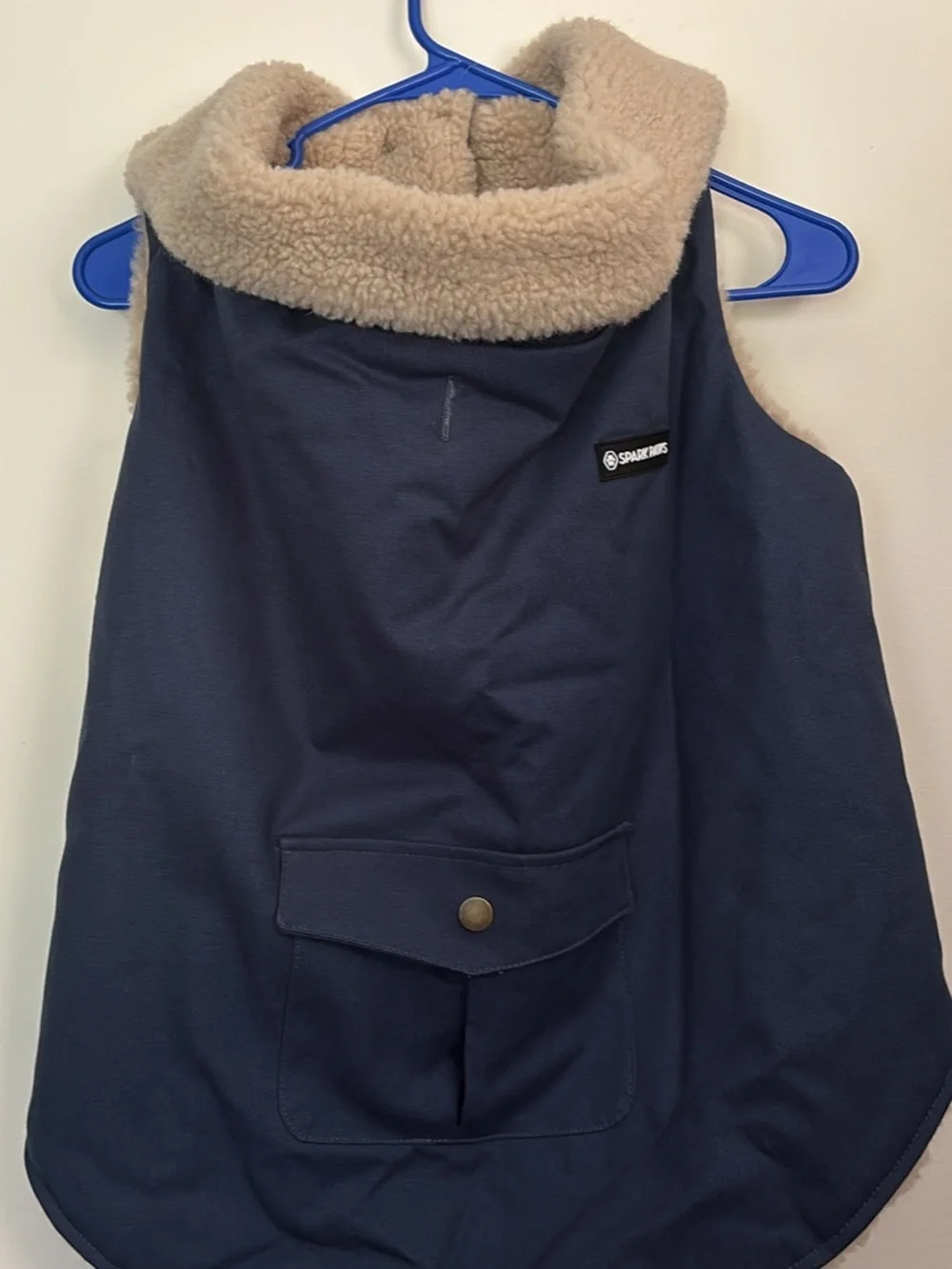 Dog Insulated Jacket Navy Blue Spark Paws 4XL